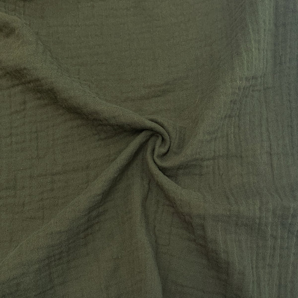 Organic Cotton Double Gauze - Bark