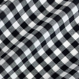 Sparkly Japanese Cotton Gingham - Black