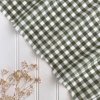 Sparkly Japanese Cotton Gingham - Sage