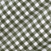 Sparkly Japanese Cotton Gingham - Sage