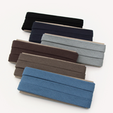 Linen Cotton Bias Tape - 15mm (Set B)