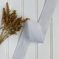 1.5" Knit Elastic - White