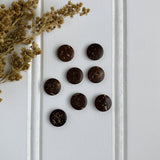 3/8" Coconut Shell Button - Light Brown