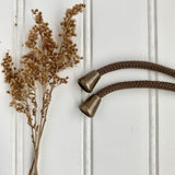 Metal Drawstring Cord Ends - Bell Shape, Antique Gold