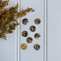7/16" Natural Shell Button - Iridescent