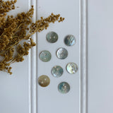 7/16" Natural Shell Button - Iridescent
