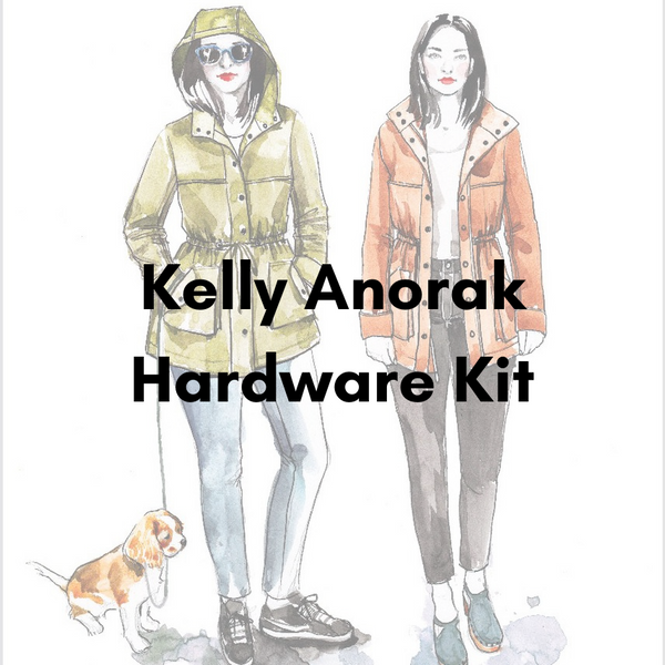 Closet Core Patterns Kelly Anorak Hardware Kit