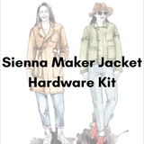 Closet Core Patterns Sienna Maker Jacket (View C) Hardware Kit
