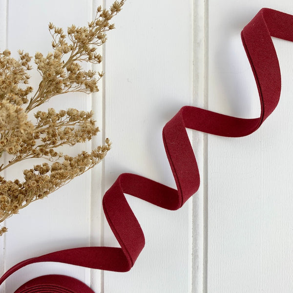 Cotton Bias Tape - Burgundy