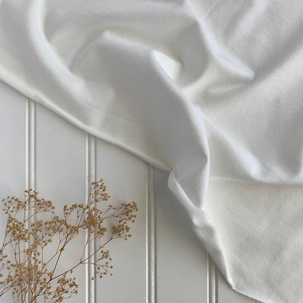 Cotton Modal Jersey Knit - Ivory