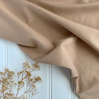 Cotton Modal Jersey Knit - Latte