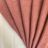 Organic Brushed Cotton Yak Wool Twill Flannel - Dusty Pink