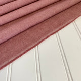 Organic Brushed Cotton Yak Wool Twill Flannel - Dusty Pink
