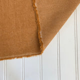 Organic Brushed Cotton Yak Wool Twill Flannel - Golden Yellow
