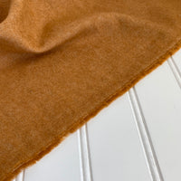 Organic Brushed Cotton Yak Wool Twill Flannel - Golden Yellow