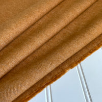 Organic Brushed Cotton Yak Wool Twill Flannel - Golden Yellow