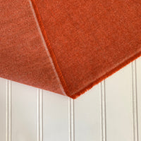 Organic Brushed Cotton Yak Wool Twill Flannel - Pumpkin