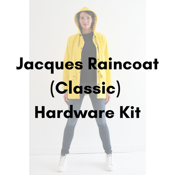 I AM PATTERNS Jacques Raincoat (Classic View) Hardware Kit