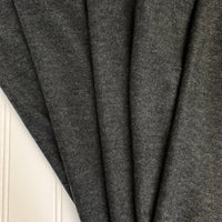 Japanese Tencel Wool Blend Knit Jersey in Dark Heather Gray