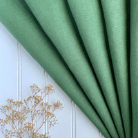 Japanese Washed Midweight Linen (Soft) - Avocado