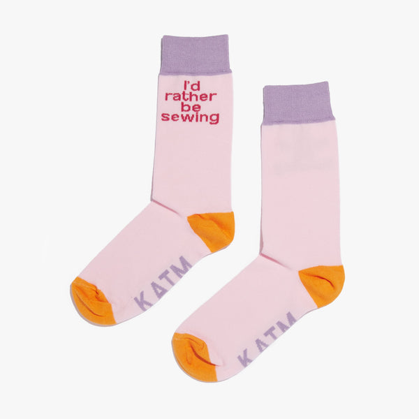 Kylie and the Machine - "I'd Rather Be Sewing" Socks