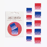 Kylie and the Machine - MATCHY MATCHY Woven Sewing Labels