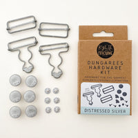 Kylie and the Machine - Dungarees Kit - Distressed Silver