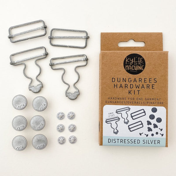 Kylie and the Machine - Dungarees Kit - Distressed Silver