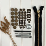 Lara Sanner Truffle Coat Hardware Kit