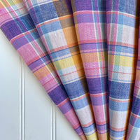 Yarn Dyed French Linen - Multicolored Plaid