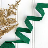 Linen Cotton Bias Tape - Pine Green