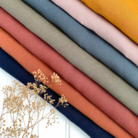 Lyocell Linen Slub Woven - Pink Clay