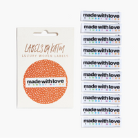 Kylie and the Machine - MADE WITH LOVE AND SWEAR WORDS Woven Sewing Labels