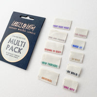 Woven Sewing Labels - Space Multipack (set of 8)