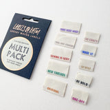 Kylie and the Machine - METALLIC MULTI-PACK Woven Sewing Labels