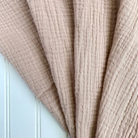 Organic Cotton Double Gauze - Dusty Rose