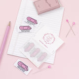 Pink Coat Club - BLOOD SWEAT AND TEARS Woven Sewing Labels
