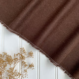 Raw Silk Noil - Cocoa