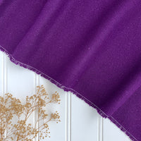 Raw Silk Noil - Eggplant Purple
