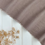 Raw Silk Noil - Taupe Gray