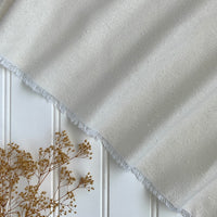 Raw Silk Noil - White