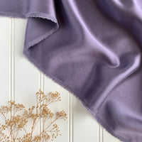 Sandwashed Silk Charmeuse (18.5mm) - Dusty Purple