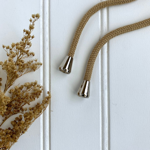Metal Drawstring Cord Ends - Bell Shape, Shiny Silver