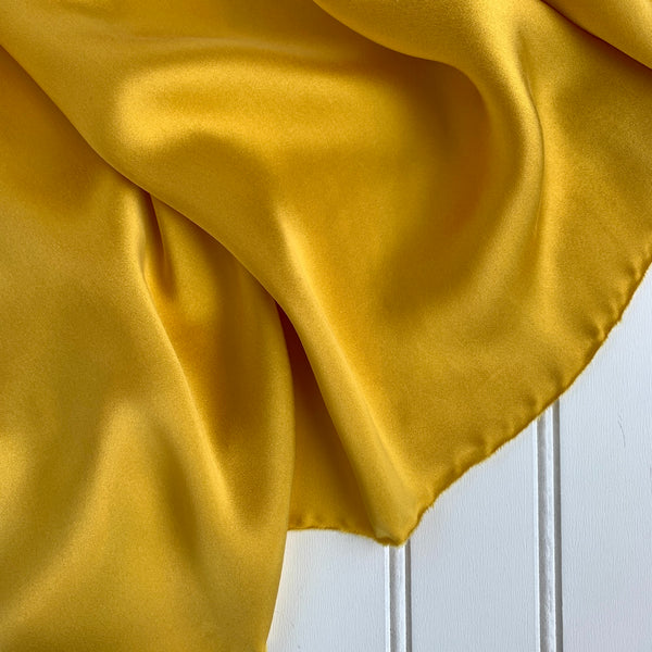 Silk Charmeuse (16mm) - Pale Goldenrod