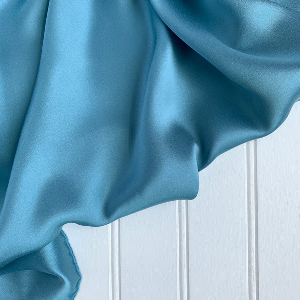 Silk Charmeuse (16mm) - Powder Blue