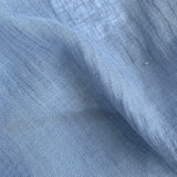Softened Linen Gauze - Sky Blue