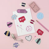 Pink Coat Club Sewing Stickers