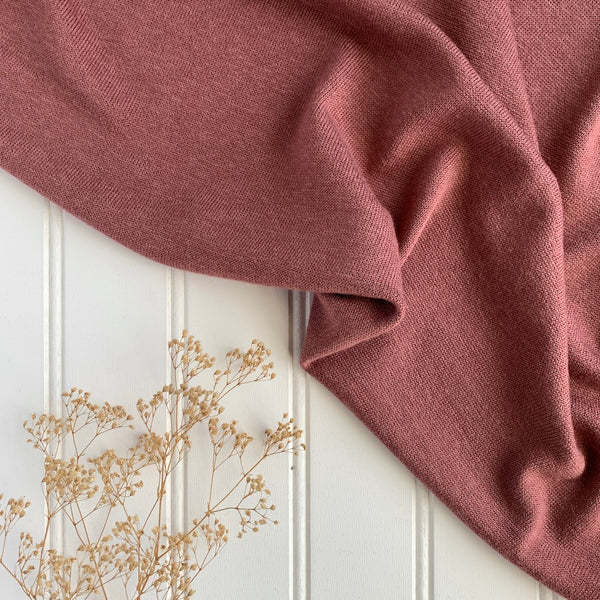 Super Soft Sweater Knit Blend - Rosewood