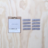 Stitch Collective - A MAKER WAS HERE Woven Sewing Labels