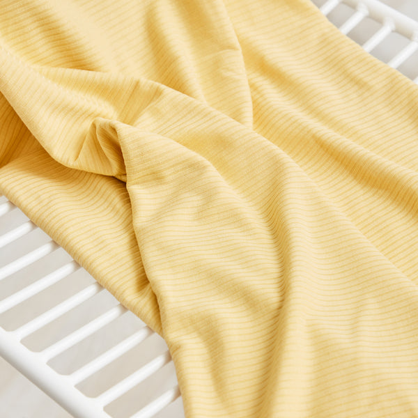 TENCEL™ Modal Derby Ribbed Jersey - Mellow Yellow